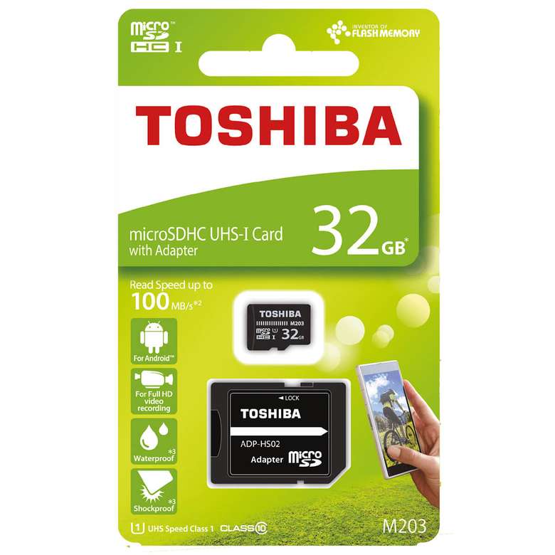 Toshiba 32 GB Micro SDHC UHS-I Class 10 Hafıza Kart