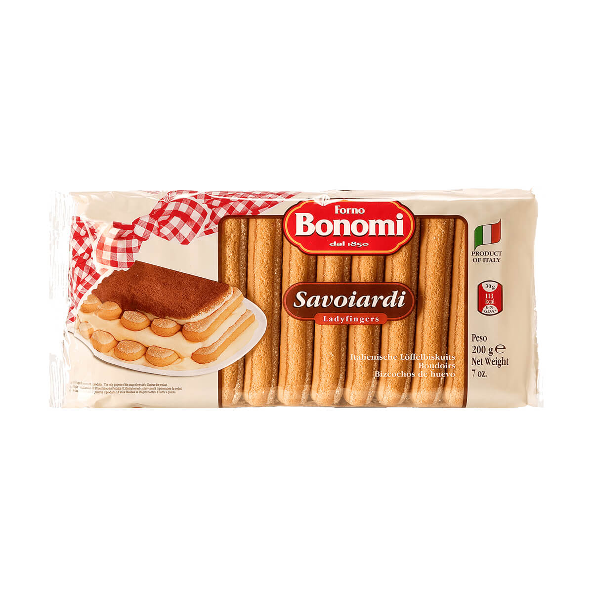 Печенье для тирамису купить. Печенье "forno Bonomi" савоярди двухцветное (0,200 кг) кор. 15 шт.. Печенье савоярди Бономи. Бисквитные палочки савоярди. Forno Bonomi савоярди.