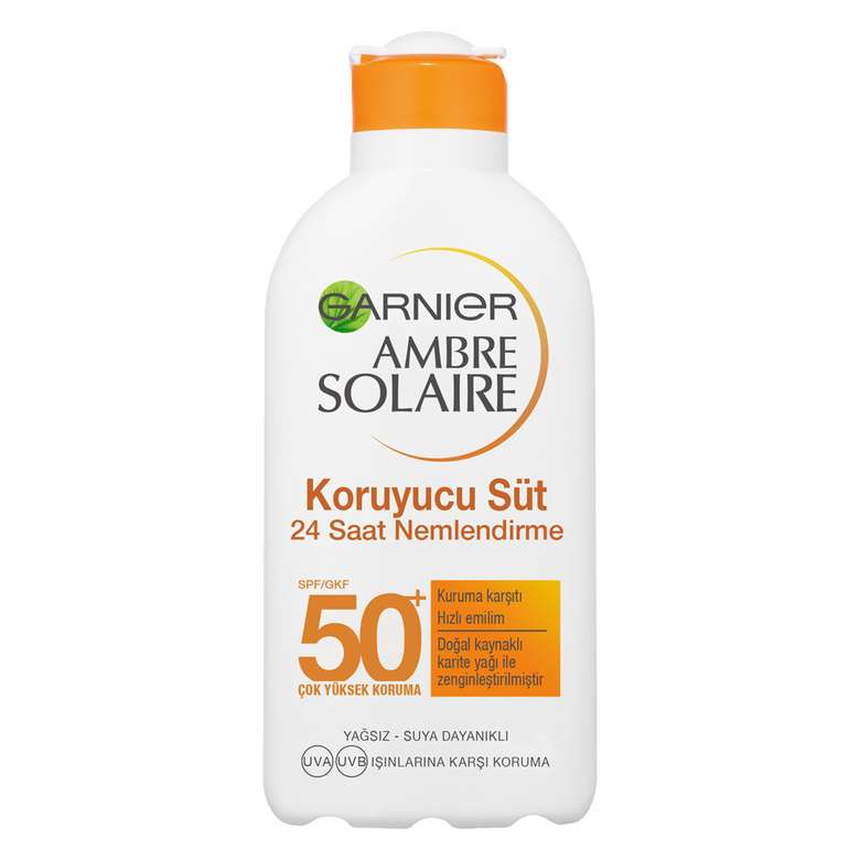 Garnier Ambre Solaire Güneş Sütü SPF 50+ 200 Ml