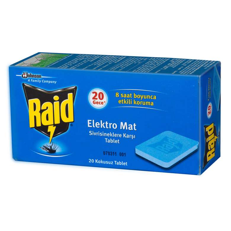 Raid Elektro Mat Tablet 20'Li