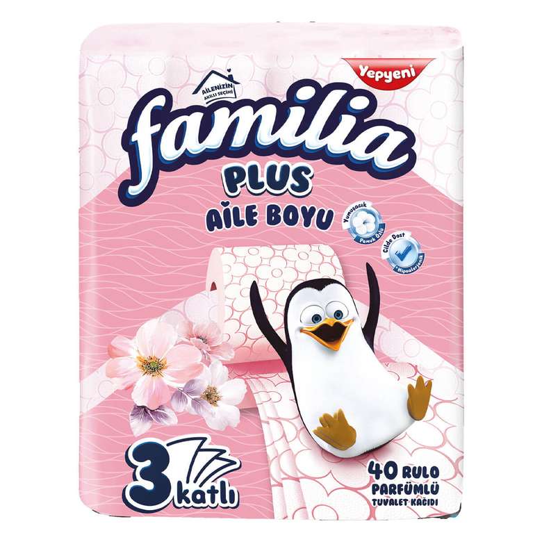 Familia Plus Parfümlü Tuvalet Kağıdı 3 katlı 40'lı