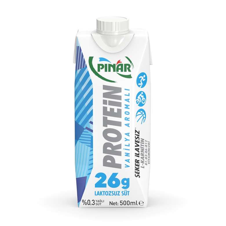 Pınar Proteinli Süt Vanilyalı 500 Ml