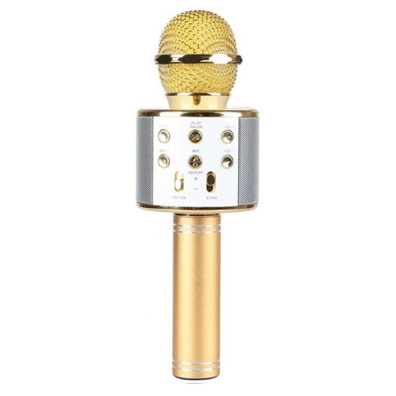 Piranha Karaoke Mikrofon - Sarı