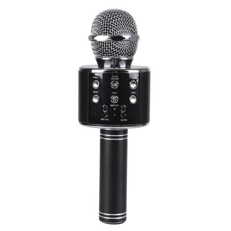 Piranha Karaoke Mikrofon - Siyah