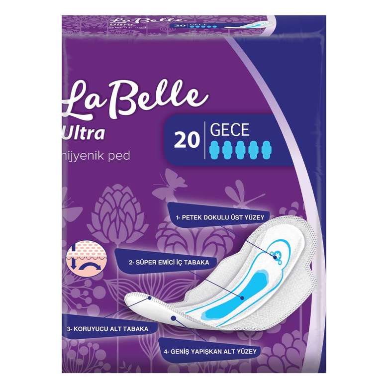 La Belle Ultra Hijyenik Ped 20'li