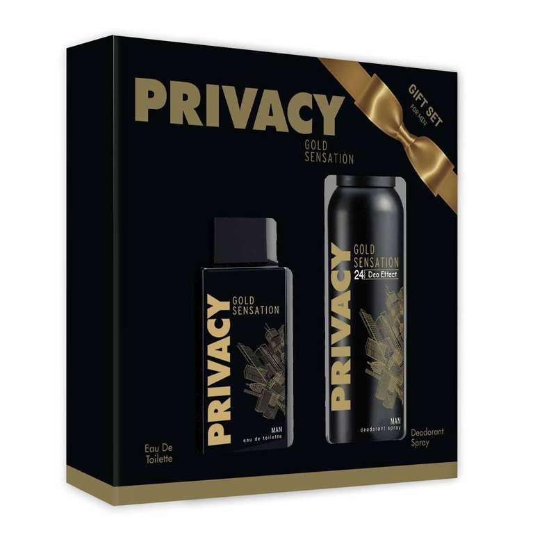 Privacy Gold Men Edt Erkek Parfüm 100 Ml + Deodorant 150 Ml