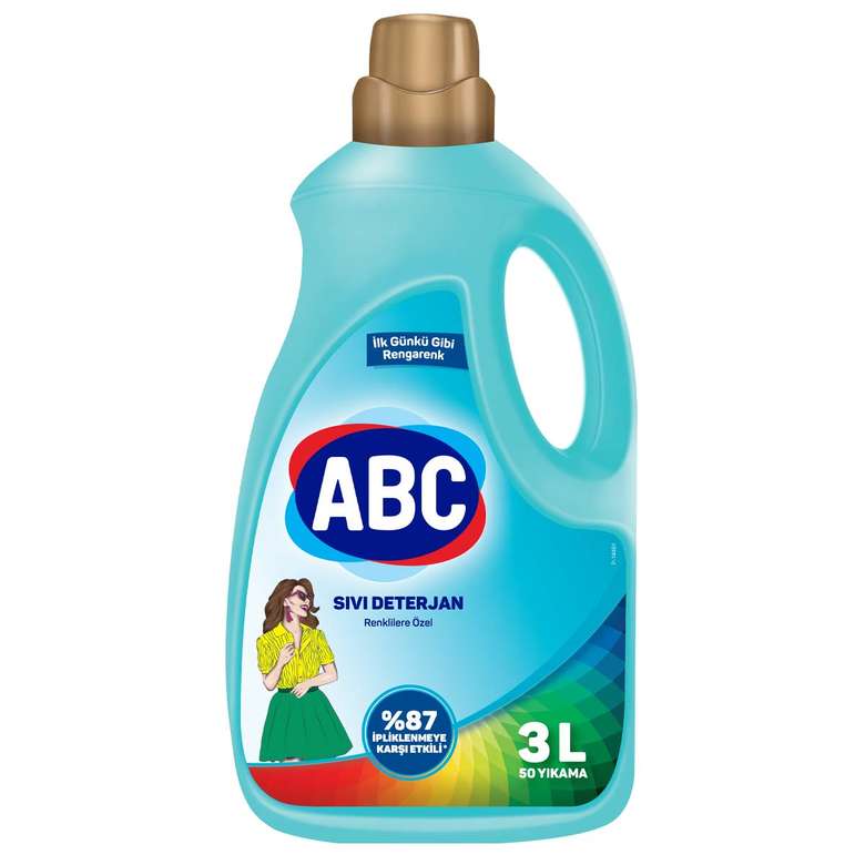 ABC Sıvı Çamaşır Deterjanı 3 L
