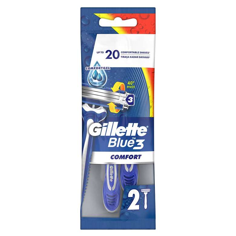 Gillette Blue 3 Comfort 2'Li Tıraş Bıçağı