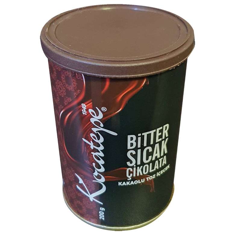 Kocatepe Bitter Çikolatalı Sıcak Çikolata Toz İçecek  200g