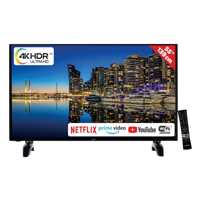 Hi Level 55UHL1000 55" 4K Ultra HD Smart Led TV