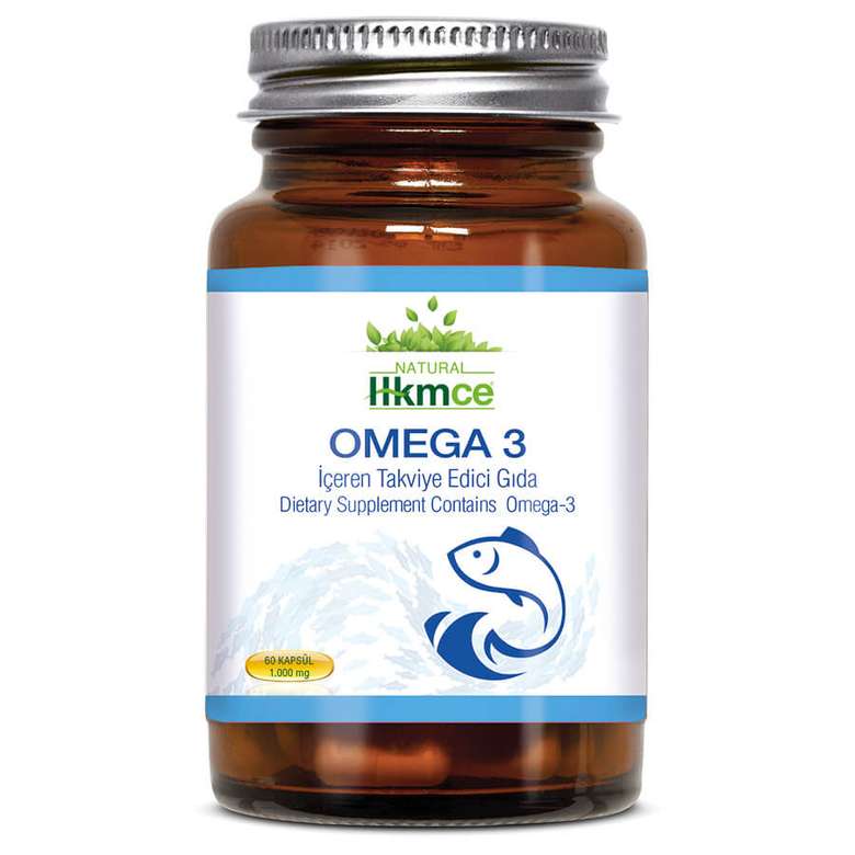 Natural Hekimce Omega 3 İçeren Gıda Takviyesi 60'lı