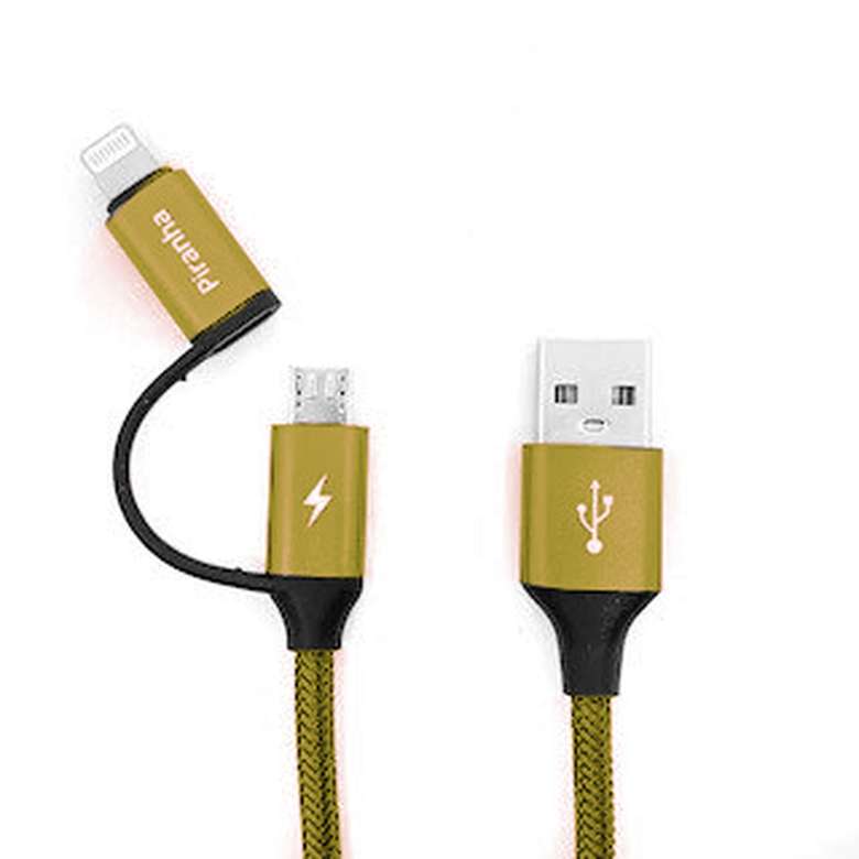 Piranha 3352 Dual USB Kablo Sarı