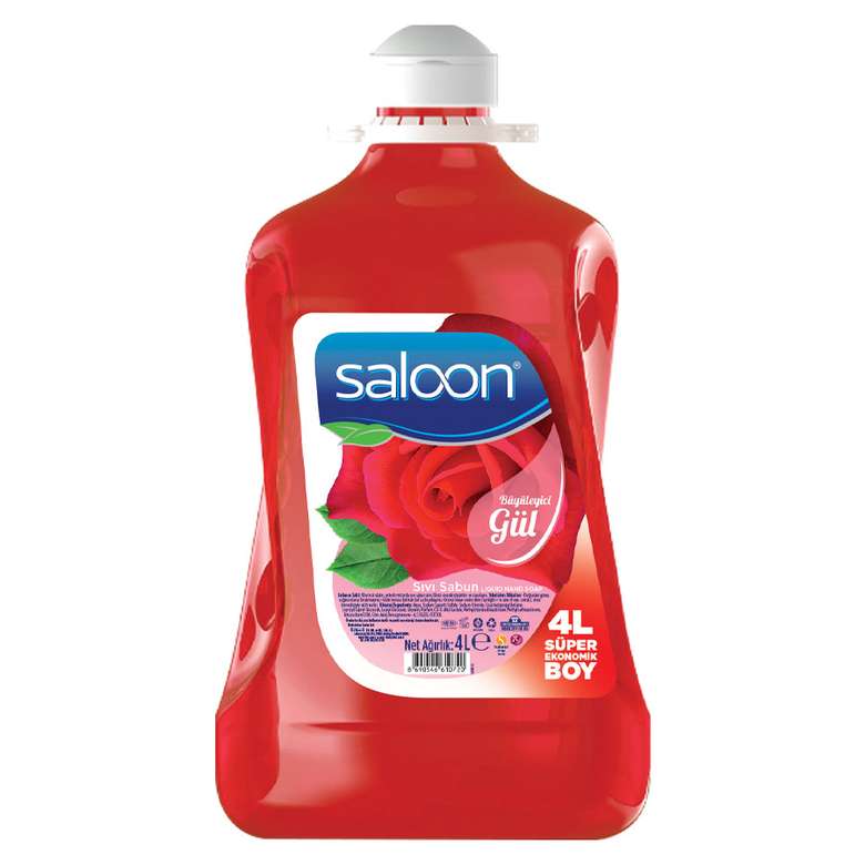 Saloon Sıvı Sabun Gül 4 L