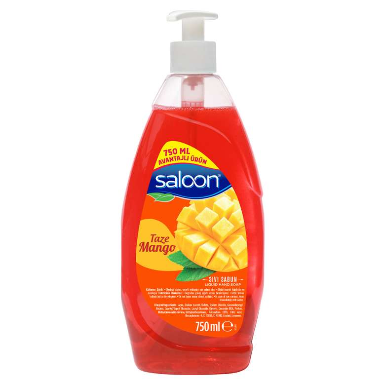 Saloon Sıvı Sabun Taze Mango 750 Ml