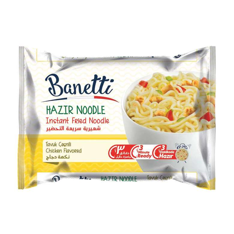 Banetti Noodle Paket Tavuklu 75 G
