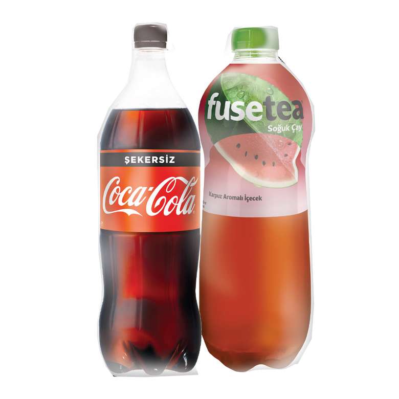 Coca Cola Şekersiz/Fuse Tea Karpuz Gazlı Icecek 2000 Ml