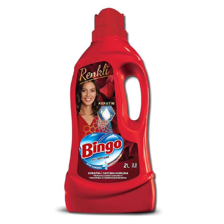 Bingo Sıvı Çamaşır Deterjanı Renkli 2 L