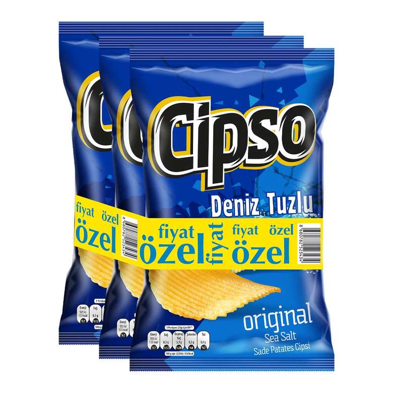 Cipso Patates Cipsi Sade 3x36 g