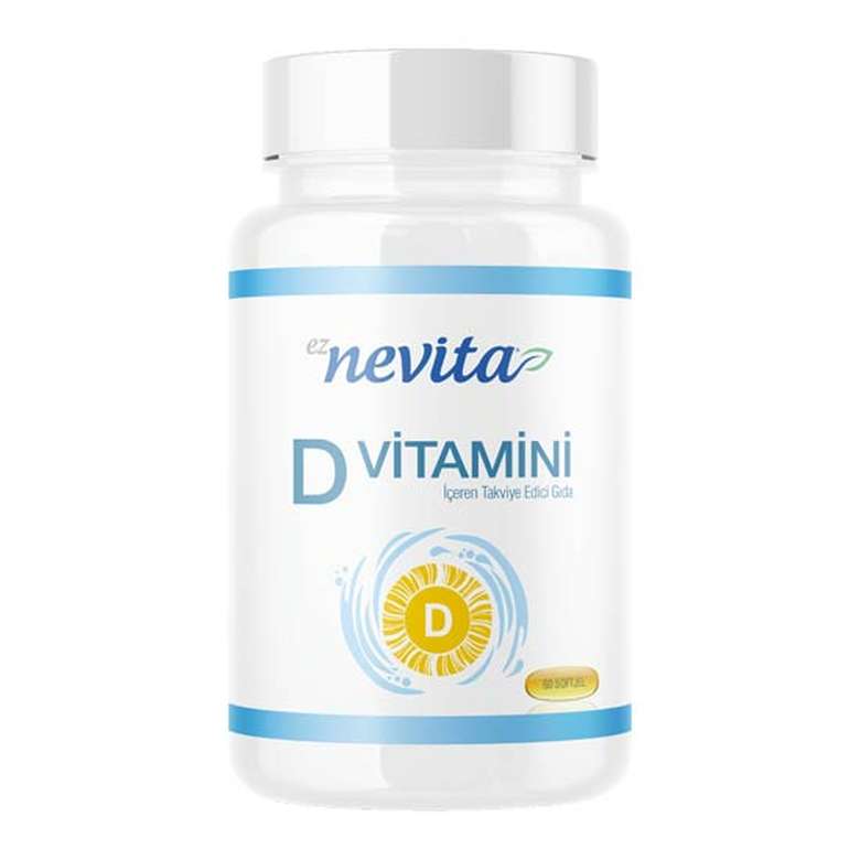 Eznevital Gıda Takviyesi D Vitamini 60 Adet