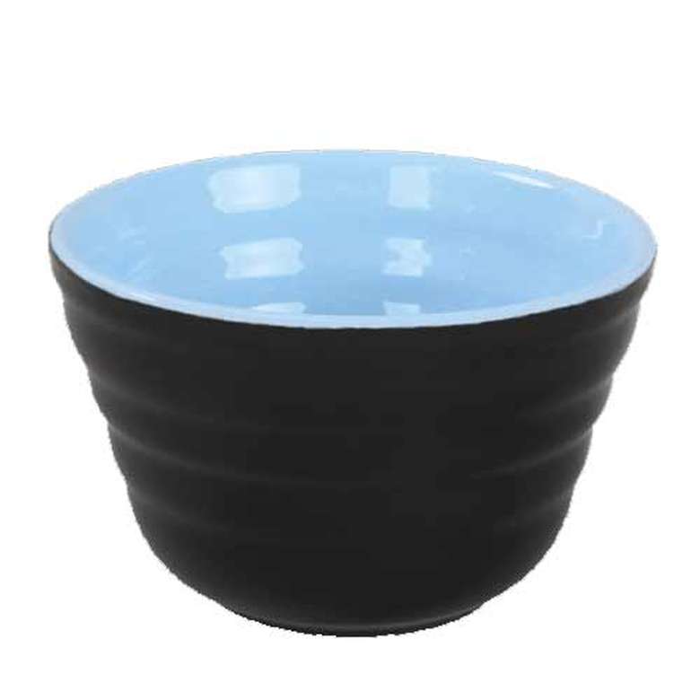 Keramika Çift Renk Çerezlik Siyah Mavi
