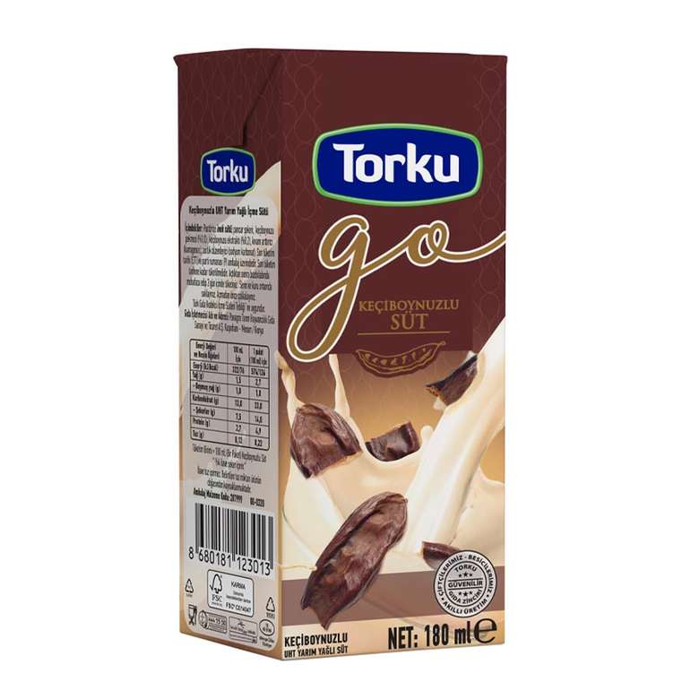 Torku Go Süt Keçiboynuzlu (%1,5 Yağlı) 180 Ml