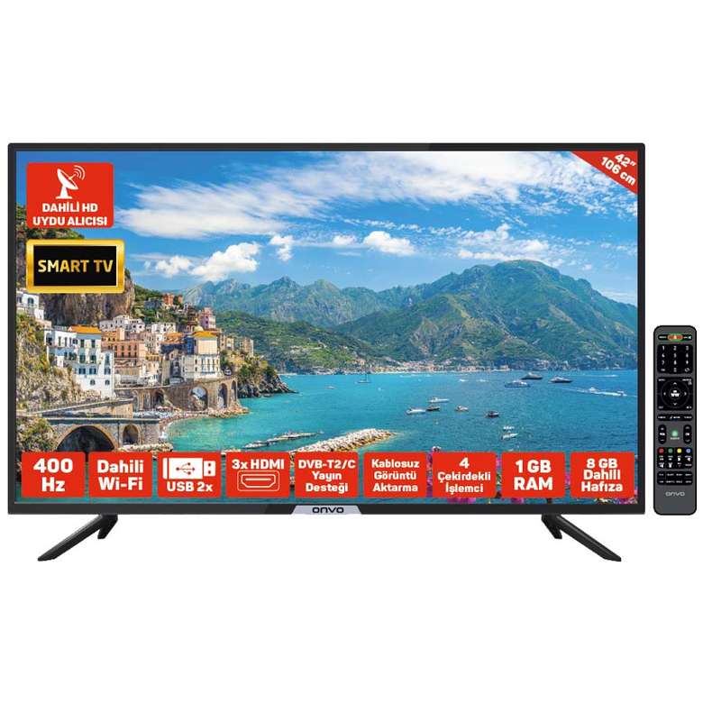 Onvo OV42250 42'' Full HD Android Smart Led TV