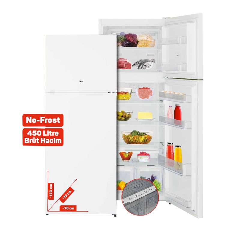 SEG SNF 4500/ NF 463 No-Frost Buzdolabı