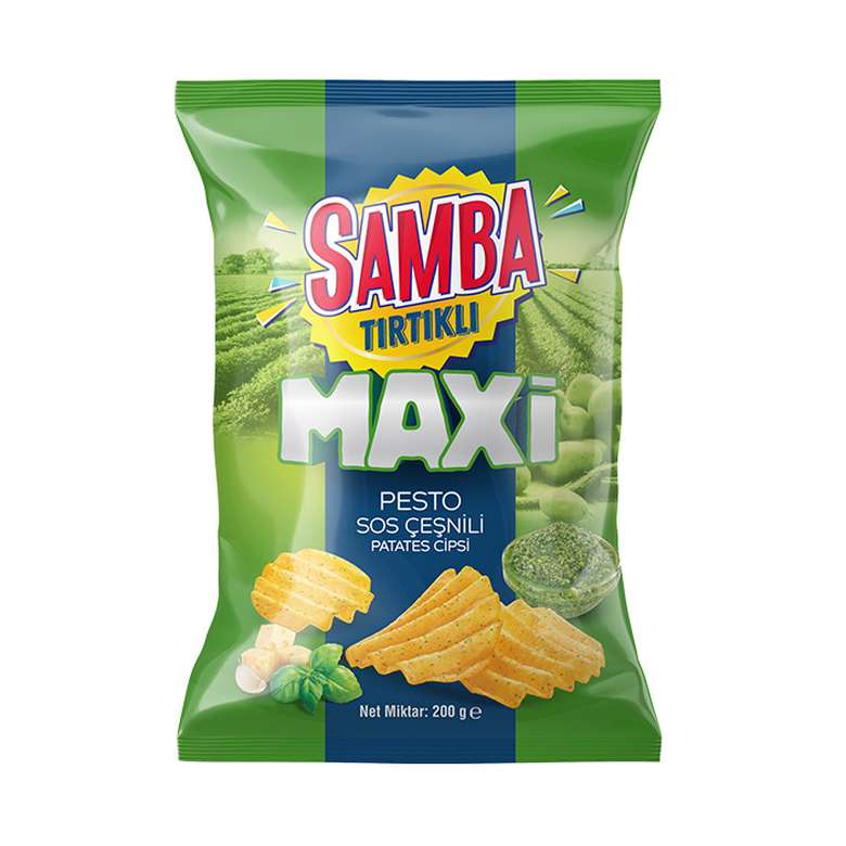 Samba Patates Cipsi Tırtıklı Pesto 200 G