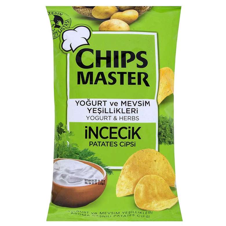 Chips Master Patates Cipsi Mevsim Yeşillikleri Çeşnili 110 g