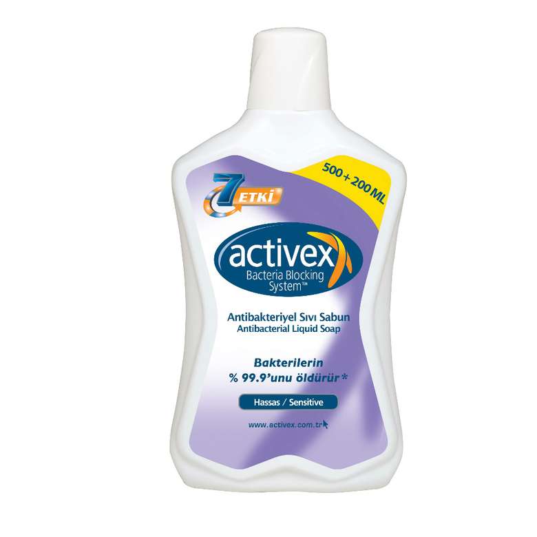 Activex Sıvı Sabun Antibakteriyel 500 Ml + 200 Ml