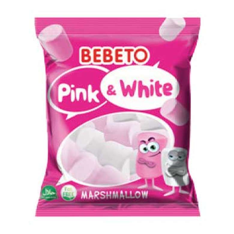 Bebeto Marshmallow Pink And Whıte 250 G Yumuşak Şeker