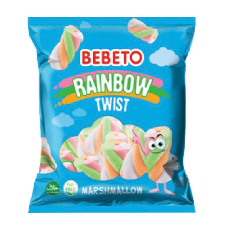 Bebeto Marsmallow Rainbow Yumuşak Şeker 250 G