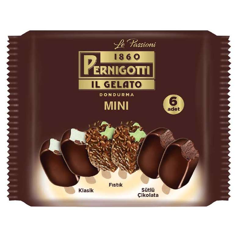Pernigotti Klasik/fıstık/çikolata 6*60 ml