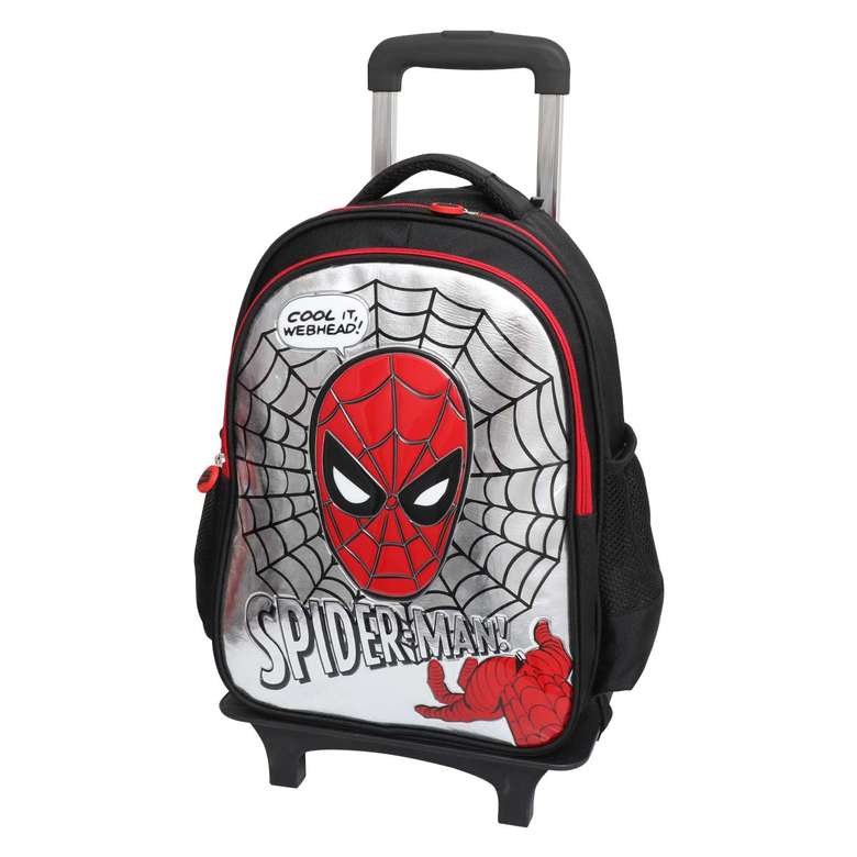 Salto Spiderman Çekçekli İlkokul Çantası