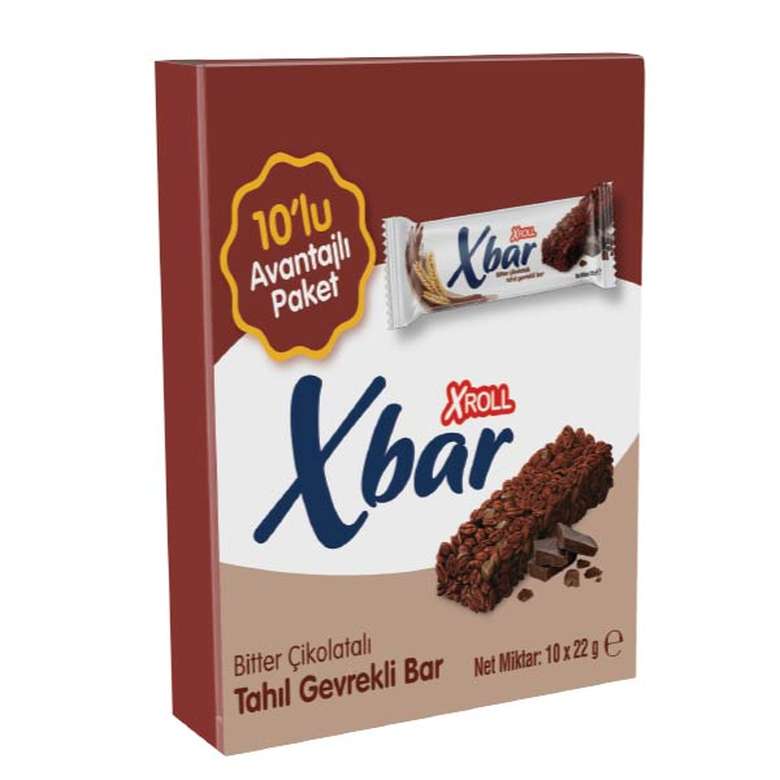 Xroll X-Bar 10* 22g Bitter Çikolatalı Bar