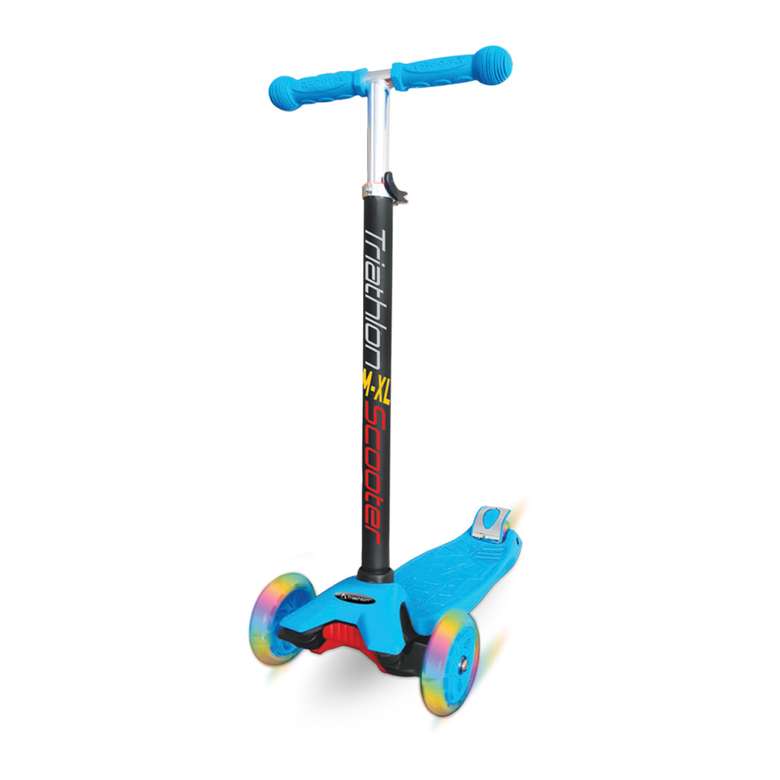 Piranha M-XL Işıklı Scooter - Mavi