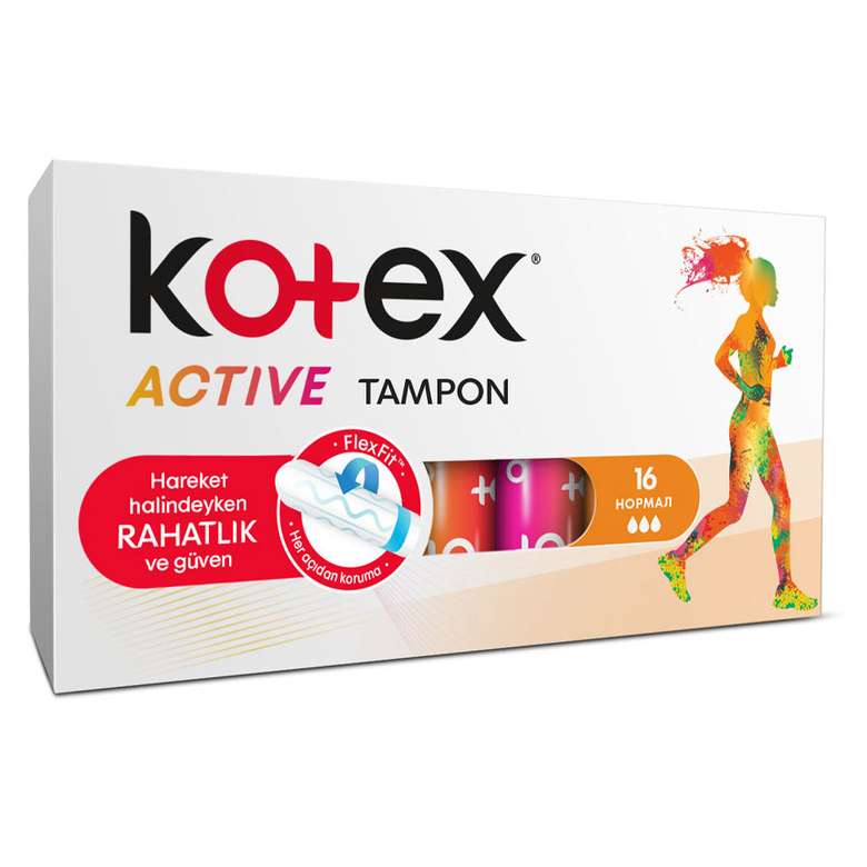 Kotex Active Tampon Normal 16'lı