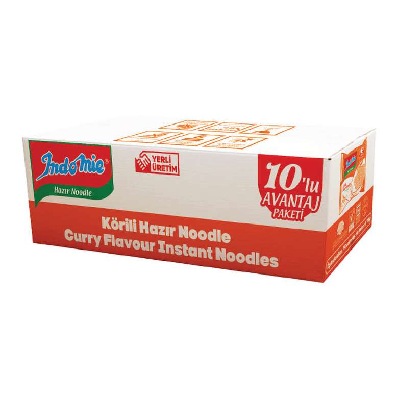 İndo Mie Noodle Paket Köri 10*75g