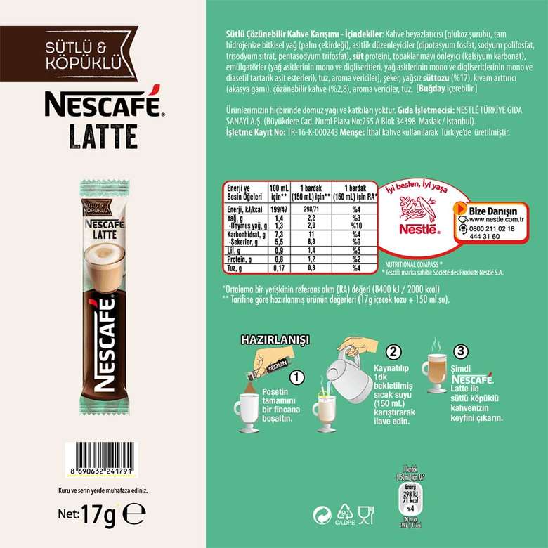 Nescafe Latte 17 G