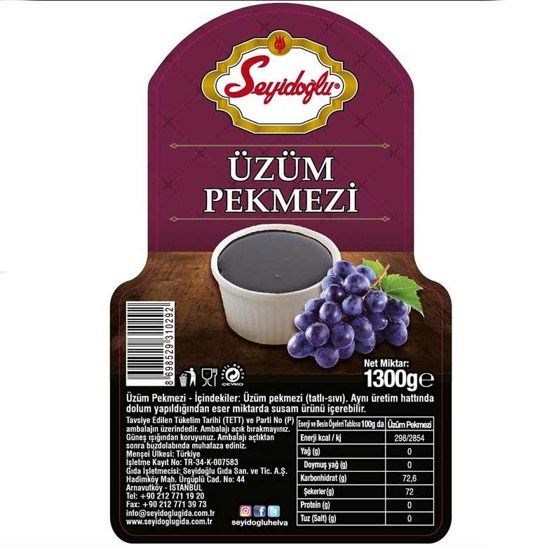 Seyidoğlu Pekmez 1300 G