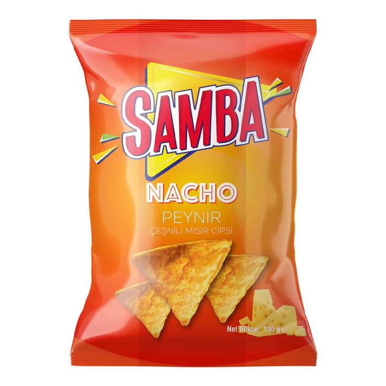 Samba Mısır Cipsi Nacho 130 g