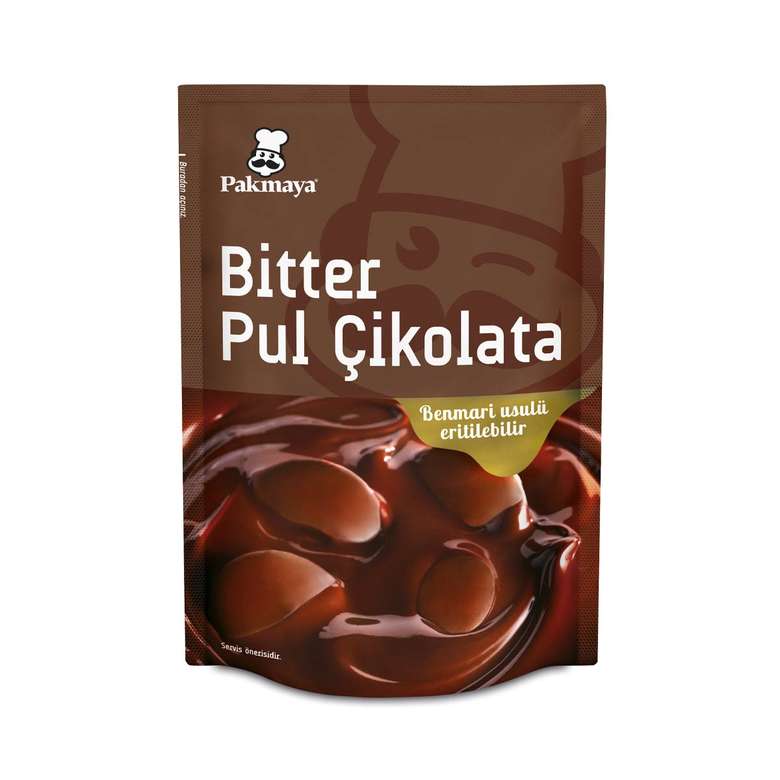 Dekor Pasta Süsü - Bitter Pul Çikolata