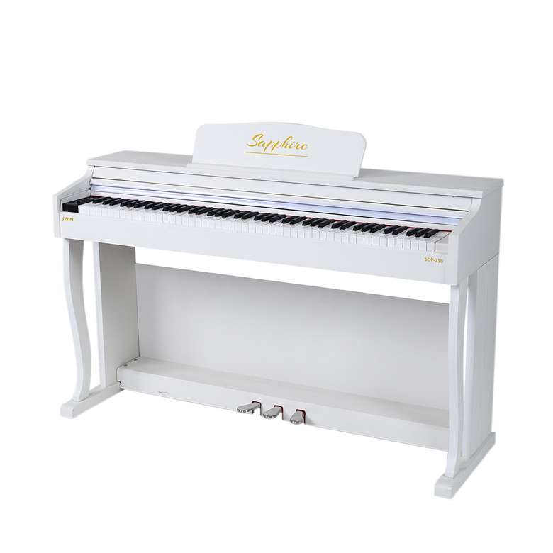 Jwin Sapphire SDP-210W Çekiç Aksiyonlu 88 Tuşlu Dijital Piyano - Beyaz