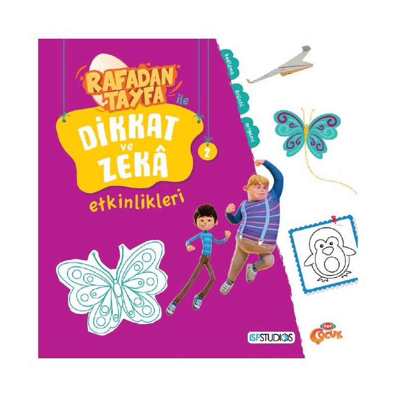 TRT Çocuk Rafadan Tayfa Dikkat ve Zeka Etkinlik Kitapları 2