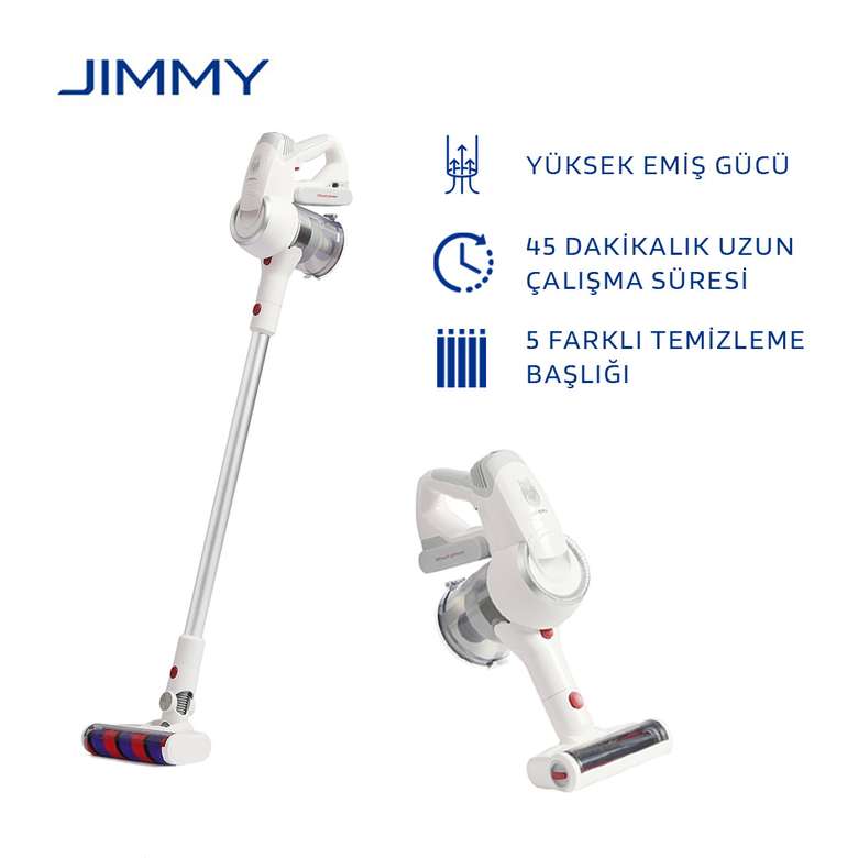 Jimmy JV53 Dikey Şarjlı Süpürge