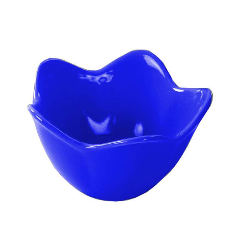 Keramika Çerezlik Zambak 12 Cm Mavi