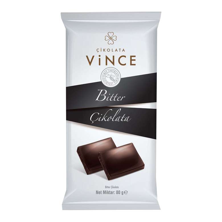 Vince Çikolata Bitter 80 G