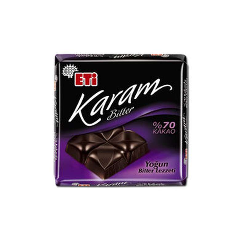 Eti Karam Çikolata %70 Bitter 60 G