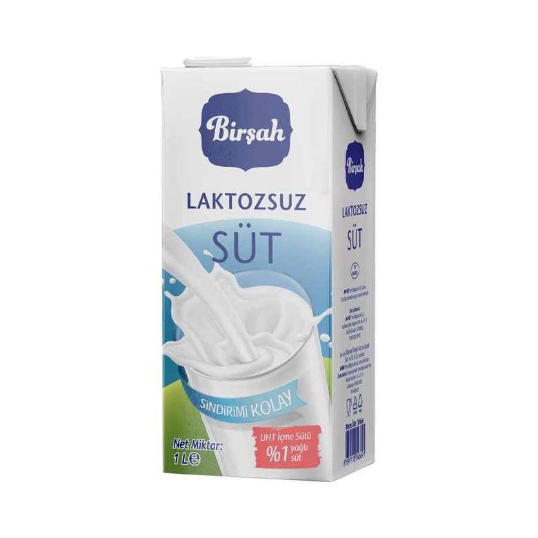 Birşah Süt Laktozsuz 1 L