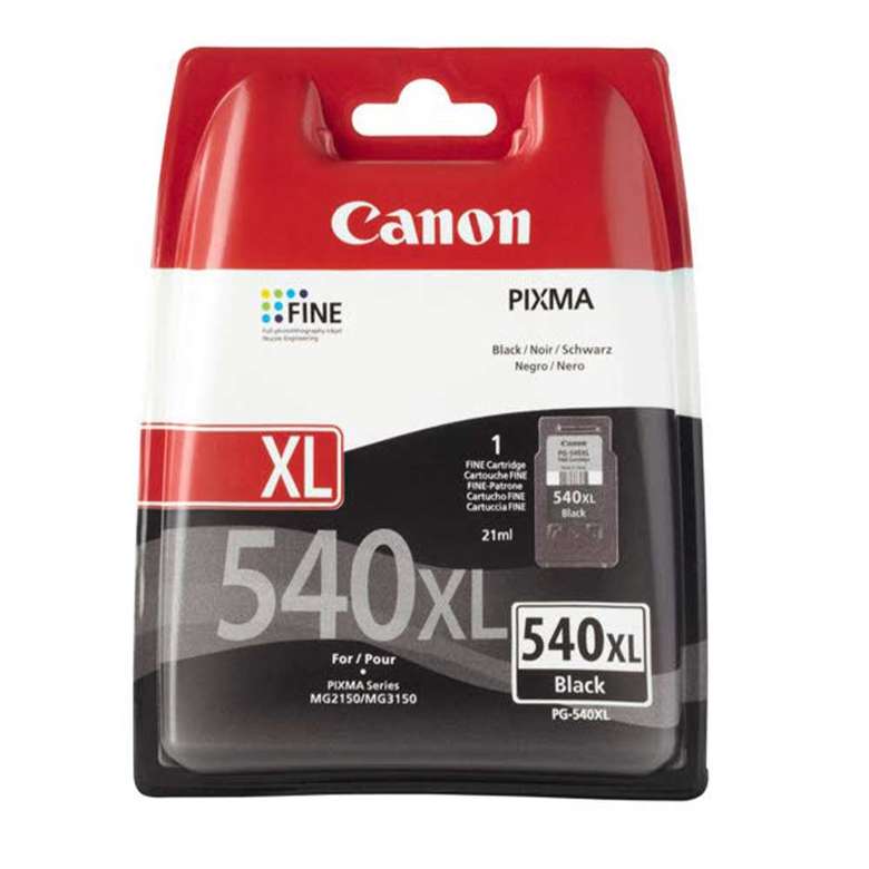 Canon 540XL 5222B005 Siyah Mürekkep Kartuşu (Blister)